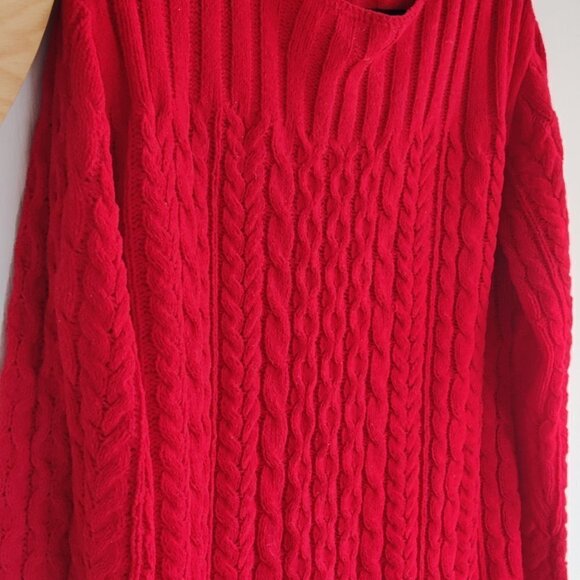 J Jill Sweater in Soft Cotton, this Cable Knit Sweater will keep the cold away! - Picture 8 of 8